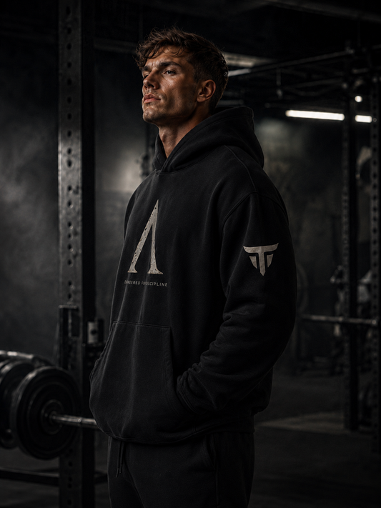 Warrior Oversized Heavyweight Gym Hoodie – 339GSM