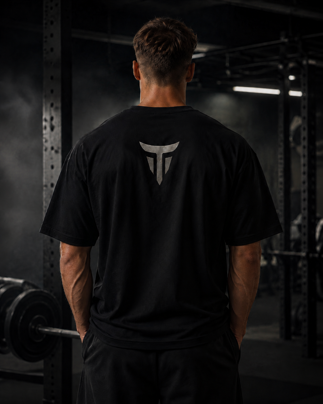 Warrior Oversized Heavyweight Gym T-Shirt – 240GSM