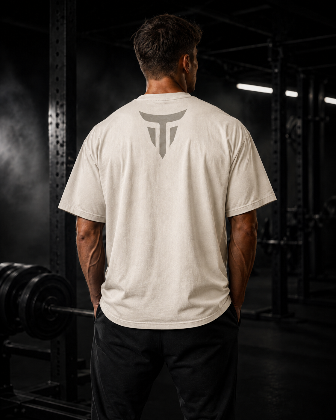 Warrior Oversized Heavyweight Gym T-Shirt – 240GSM