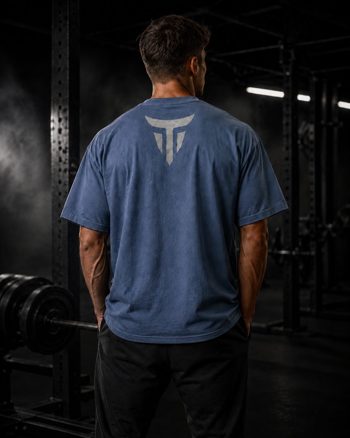 Warrior Oversized Heavyweight Gym T-Shirt – 240GSM