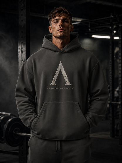 Warrior Oversized Heavyweight Gym Hoodie – 339GSM