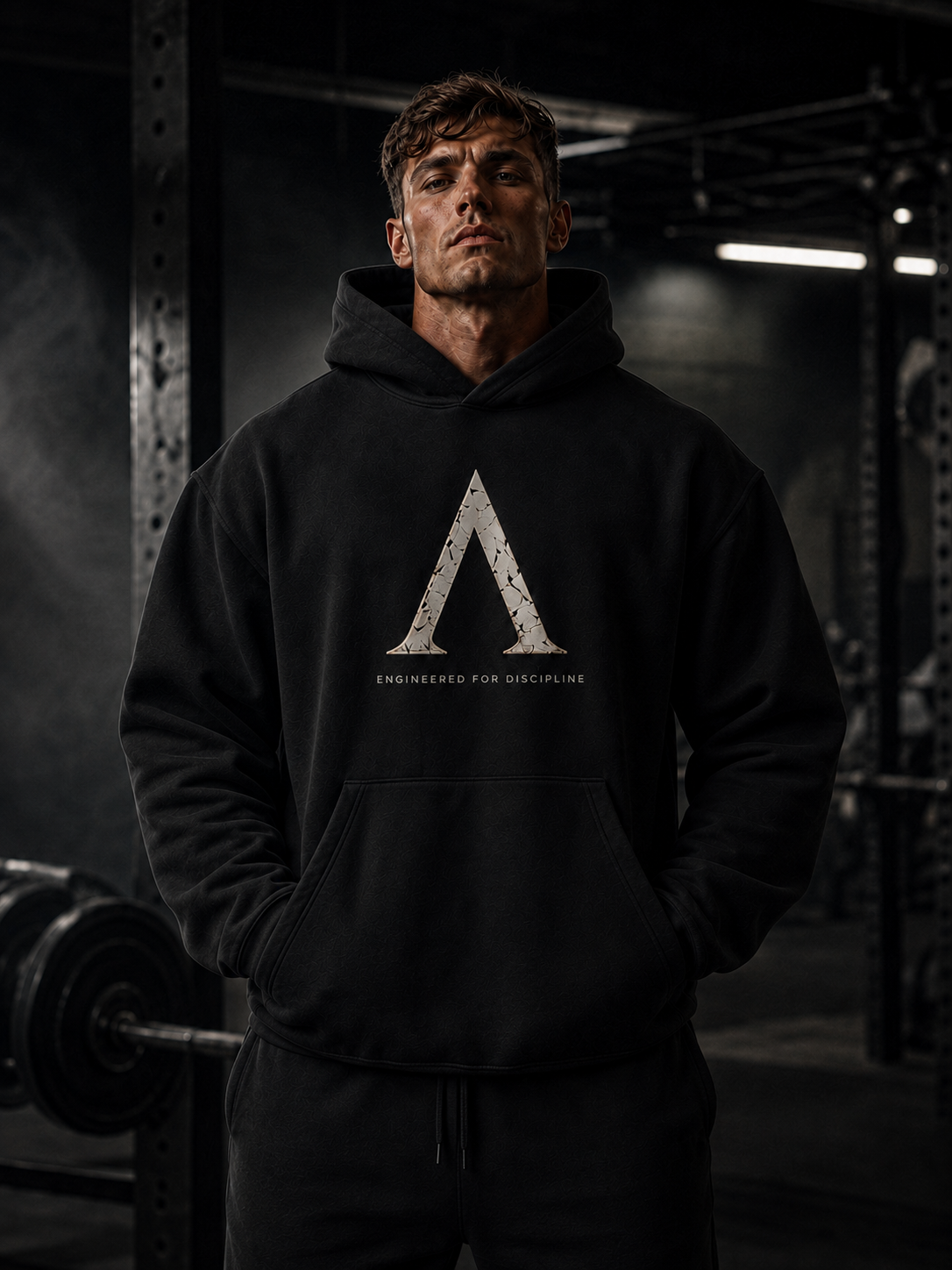 Warrior Oversized Heavyweight Gym Hoodie – 339GSM