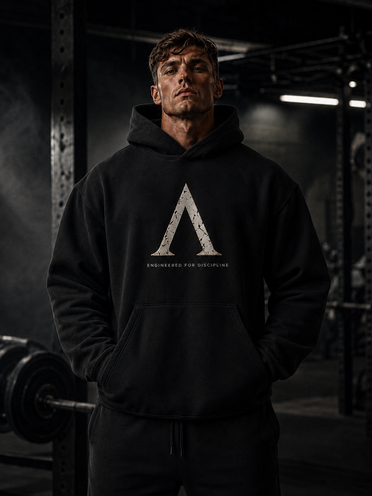 Warrior Oversized Heavyweight Gym Hoodie – 339GSM
