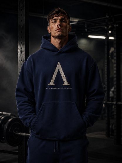 Warrior Oversized Heavyweight Gym Hoodie – 339GSM