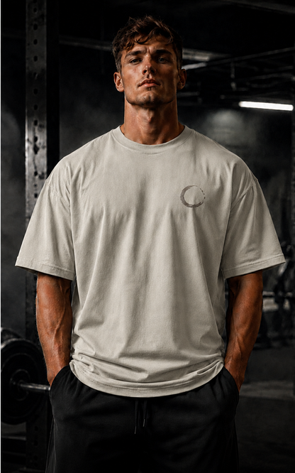 Relentless Oversized Heavyweight Gym T-Shirt – 240GSM