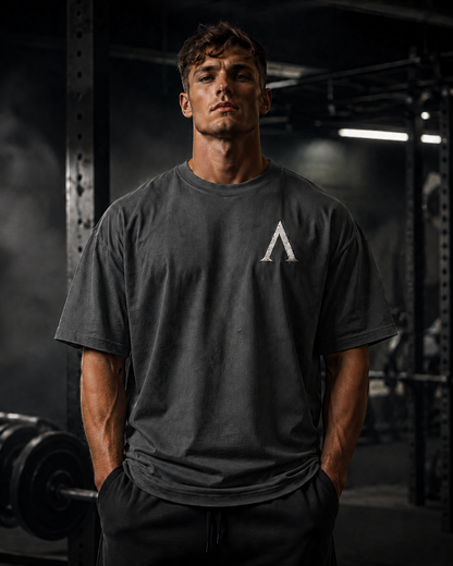 Warrior Oversized Heavyweight Gym T-Shirt – 240GSM