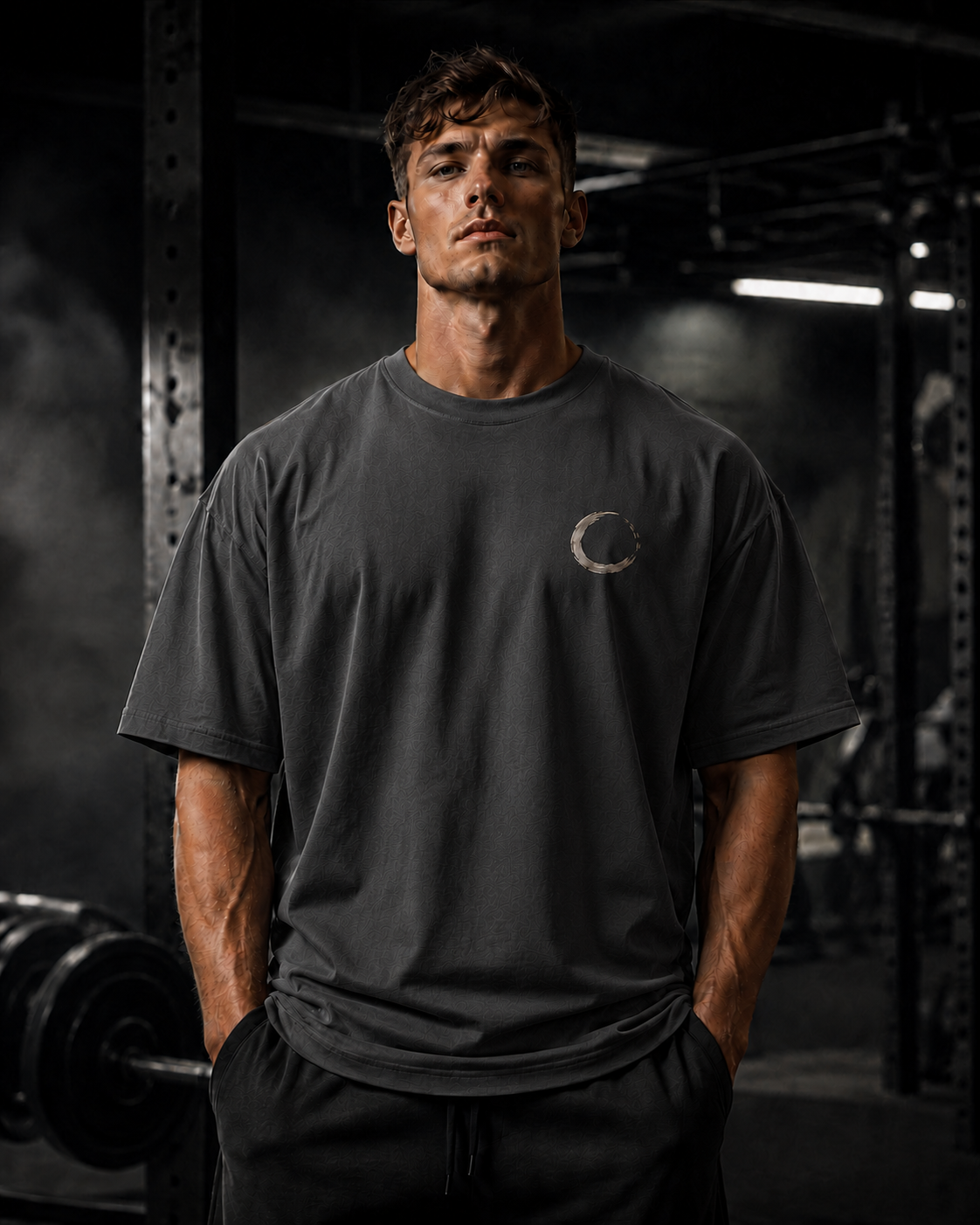 Relentless Oversized Heavyweight Gym T-Shirt – 240GSM