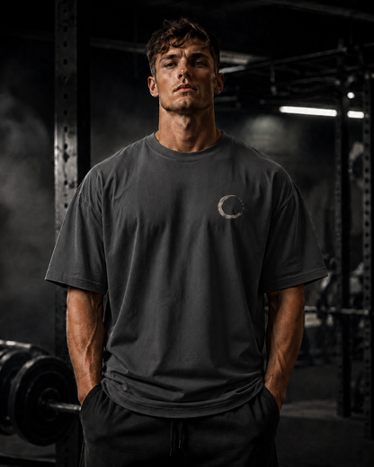 Relentless Oversized Heavyweight Gym T-Shirt – 240GSM