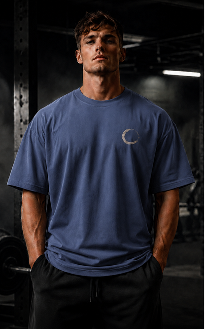 Relentless Oversized Heavyweight Gym T-Shirt – 240GSM