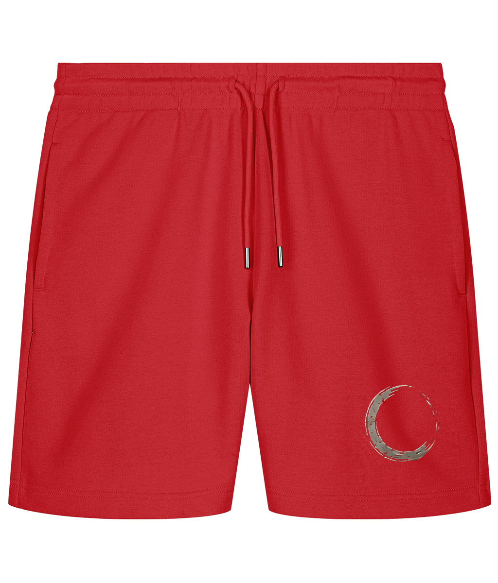 Relentless premium gym shorts in Red, front view