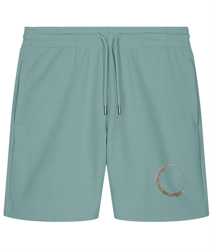 Relentless premium gym shorts in Teal Monstera, front view
