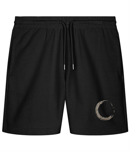 Relentless premium gym shorts in Black, front view