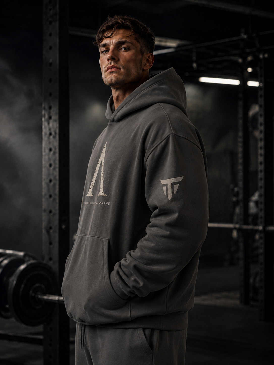 Warrior Oversized Heavyweight Gym Hoodie – 339GSM