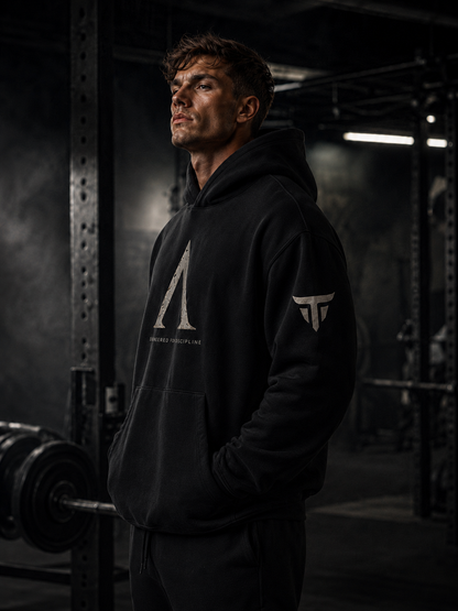 Warrior Oversized Heavyweight Gym Hoodie – 339GSM