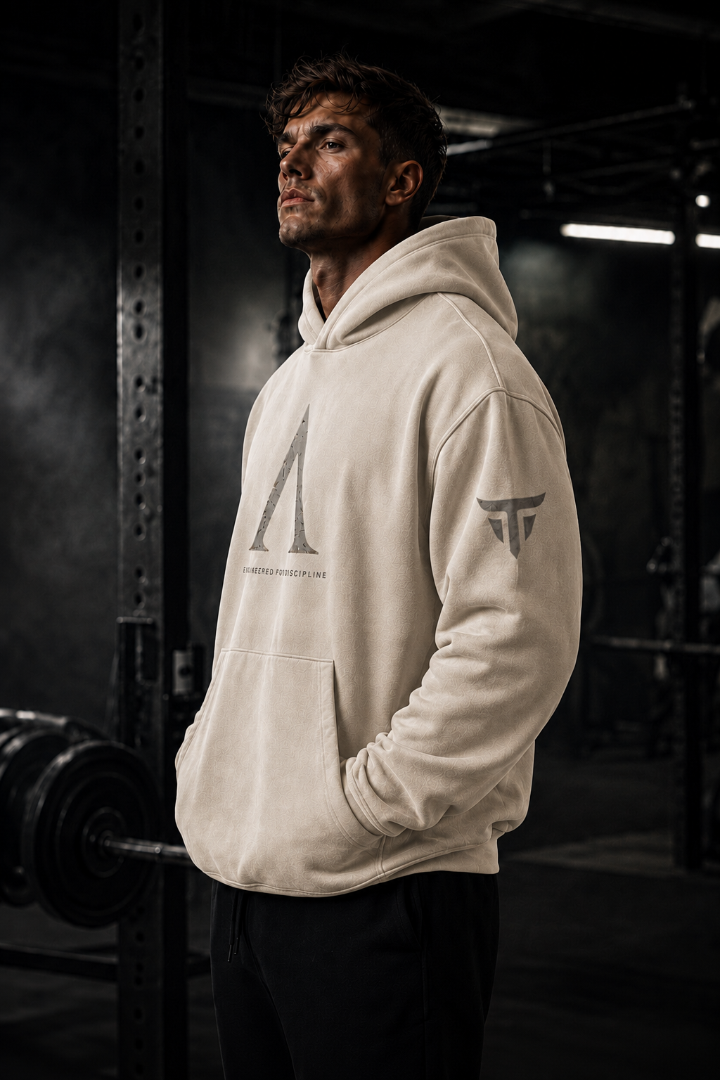 Warrior Oversized Heavyweight Gym Hoodie – 339GSM