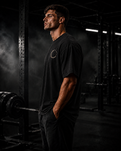 Relentless Oversized Heavyweight Gym T-Shirt – 240GSM
