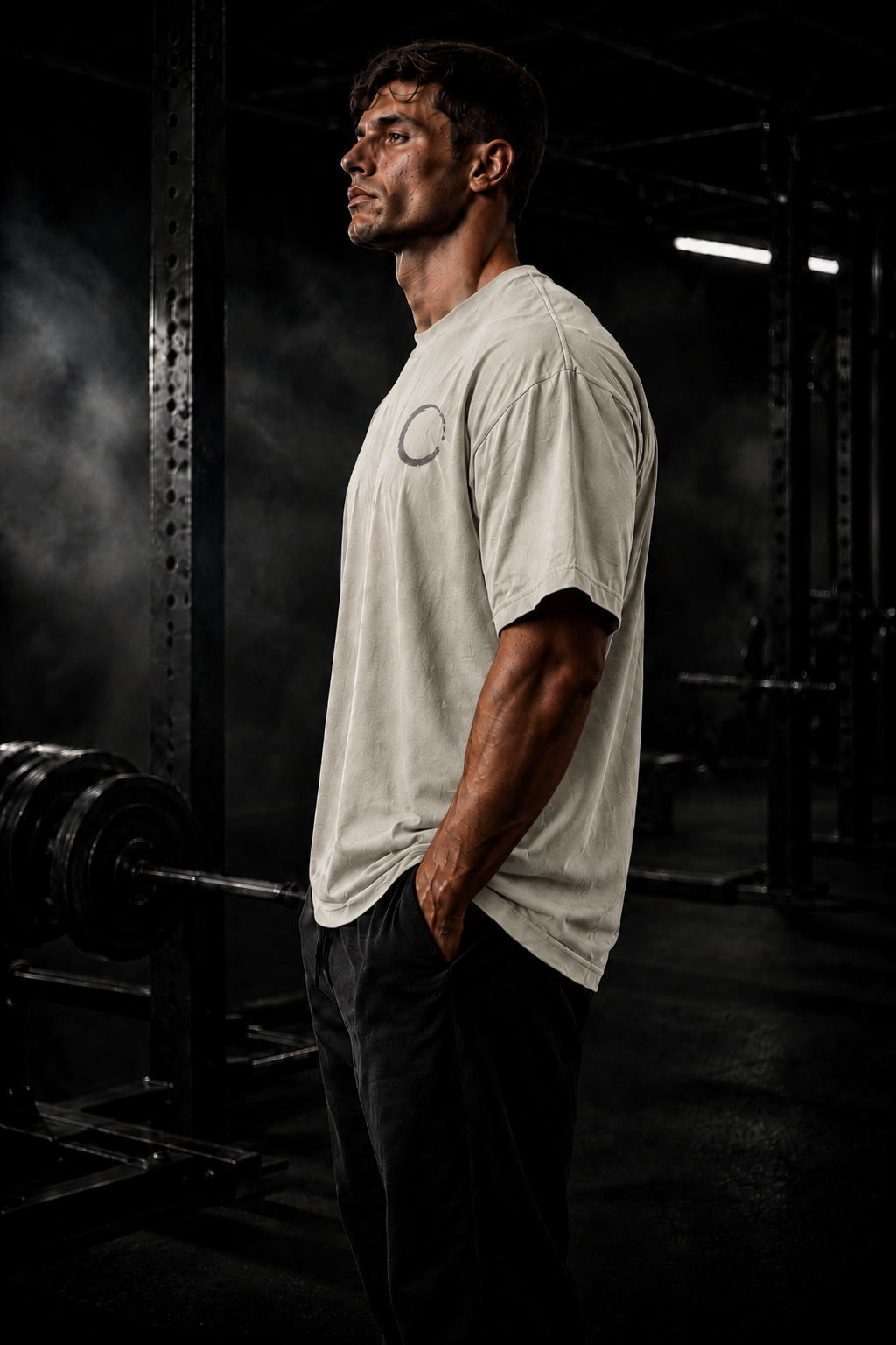 Relentless Oversized Heavyweight Gym T-Shirt – 240GSM