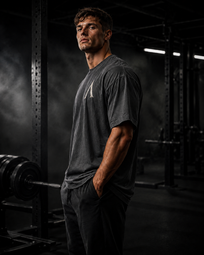 Warrior Oversized Heavyweight Gym T-Shirt – 240GSM