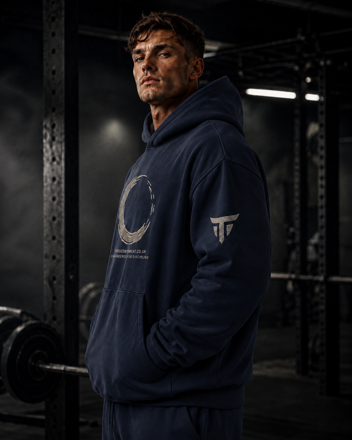 Relentless Oversized Heavyweight Gym Hoodie – 339GSM
